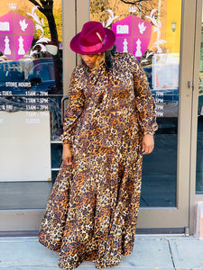 Leopard Maxi Dress