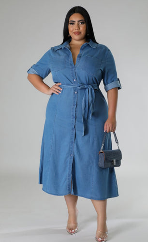 Denim Midi