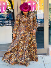 Load image into Gallery viewer, Leopard Maxi Dress