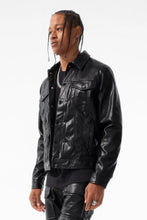 Load image into Gallery viewer, Leather Trucker Jacket