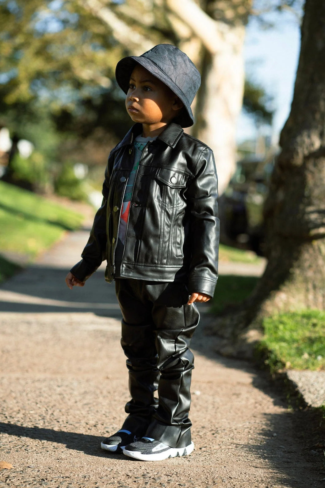 Leather Trucker Jacket (kids)