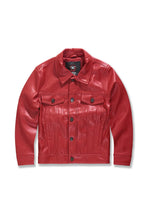 Load image into Gallery viewer, Leather Trucker Jacket (kids)