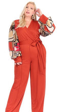 Load image into Gallery viewer, Printed Sleeve Jumpsuit