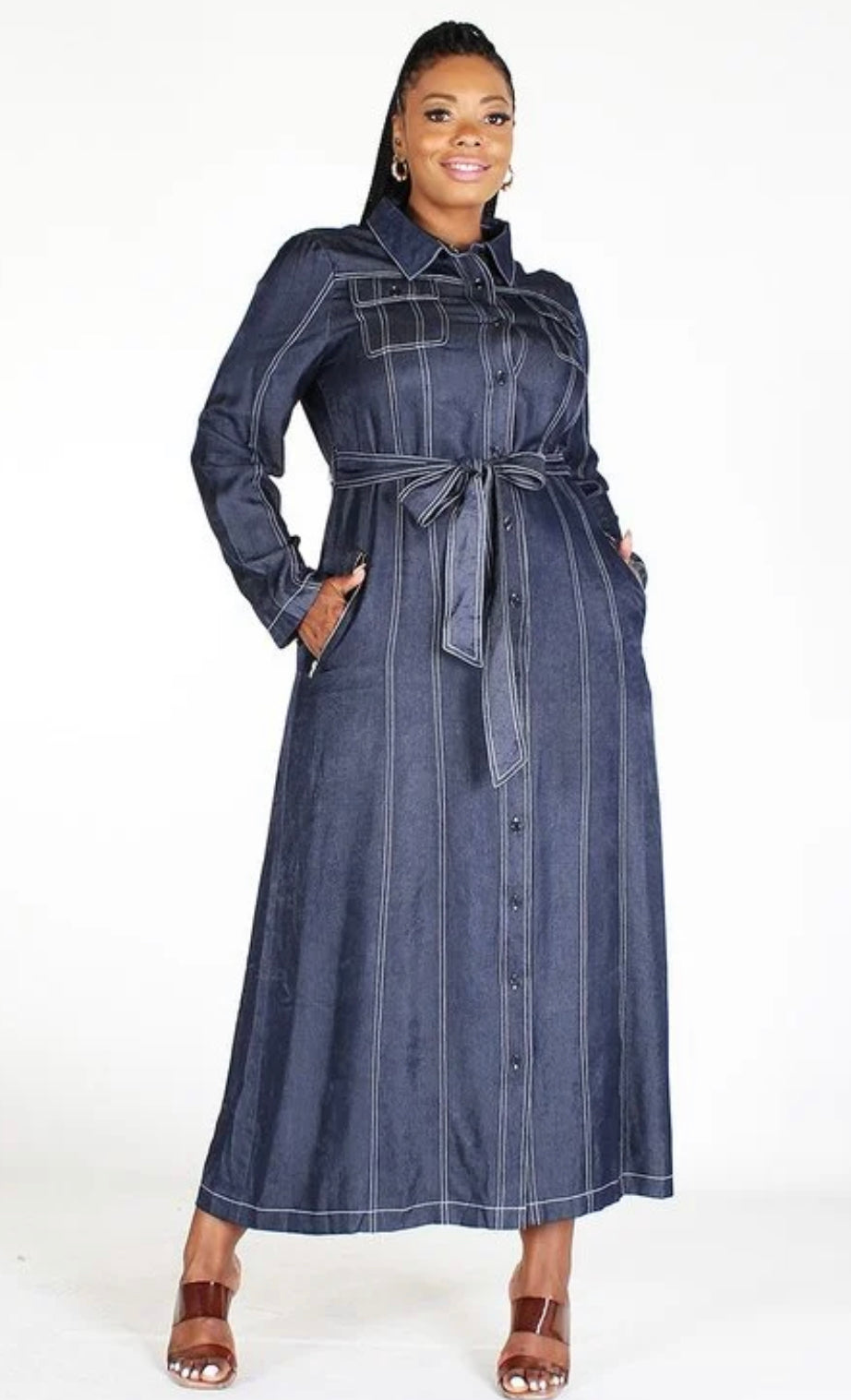 MIDWASH SLEEVELESS DENIM DRESS | Womens Dresses | Select Fashion Online